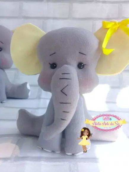 Elefante em feltro