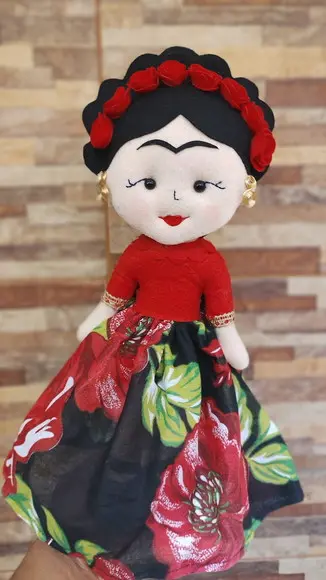 Frida Kahlo em Feltro