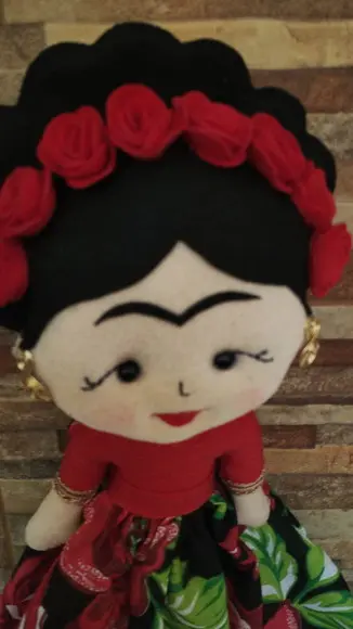 Frida Kahlo em Feltro