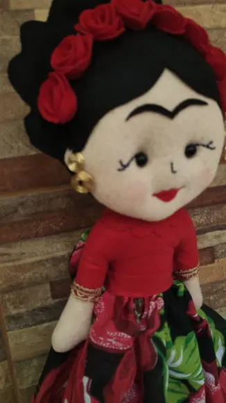 Frida Kahlo em Feltro