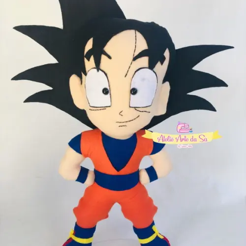 Goku em feltro