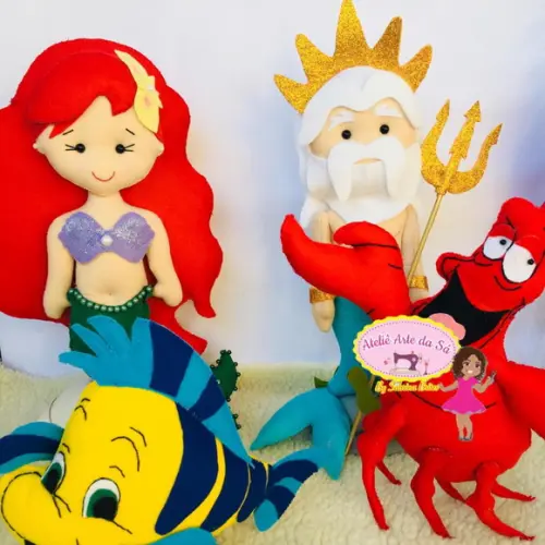 Kit Ariel em Feltro