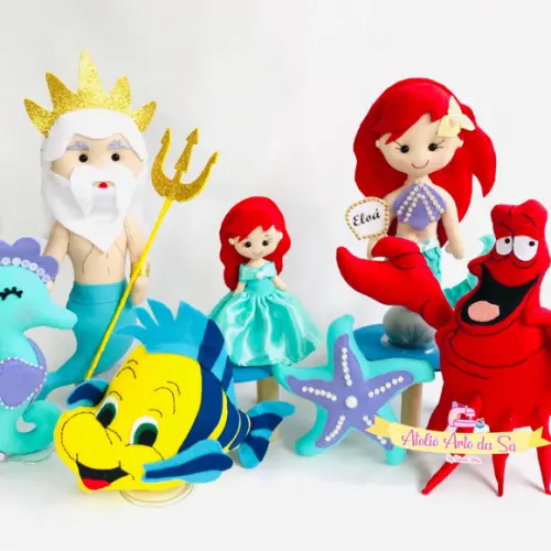 Kit Ariel em feltro Luxo