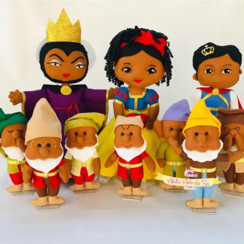 Kit pretinhos de neve ( Branca de neve ) personalizados