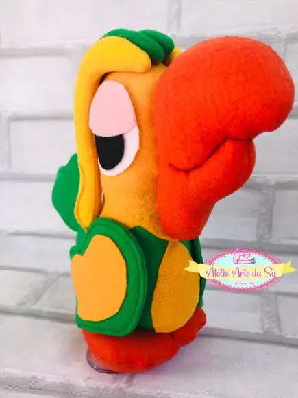 Papagaio em feltro
