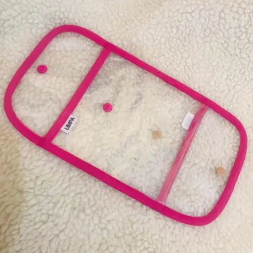 Porta máscara duplo limpa e suja