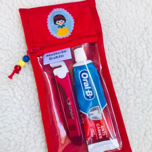 Porta Pasta de Dente e Escova de Dente