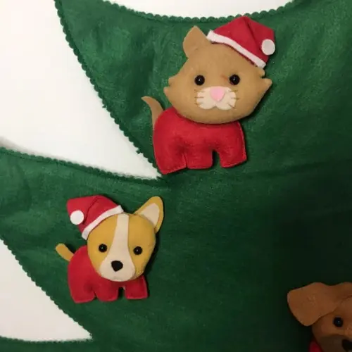 Árvore de Natal em Feltro Pet