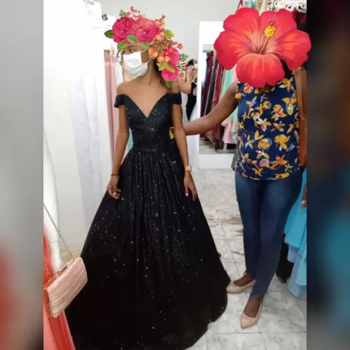 Boneca de pano Negra debutante