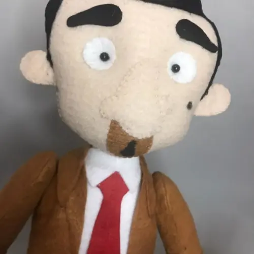 Boneco em Feltro Mr Bean com 30 cm