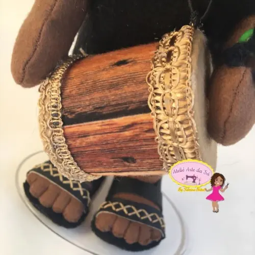 Boneco Negro rastafari