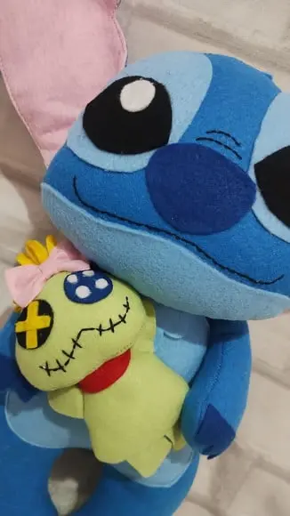 Boneco Stitch em Feltro 35 cm