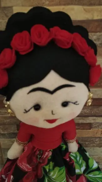 Frida Kahlo em Feltro