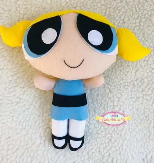 Kit Bonecas meninas super poderosas em feltro