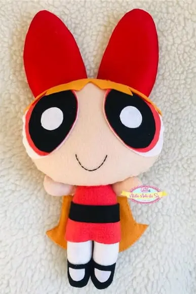 Kit Bonecas meninas super poderosas em feltro