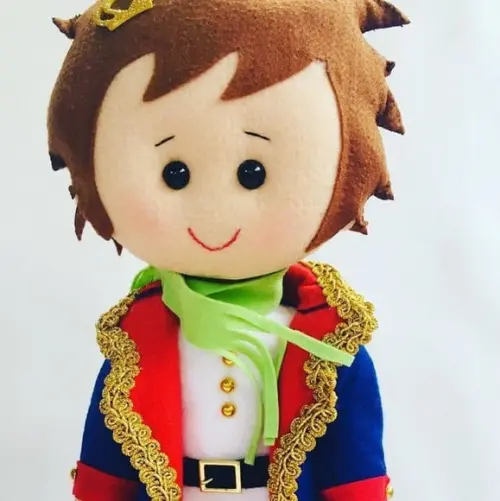 Kit Pequeno Príncipe em Feltro Luxo e Raposa