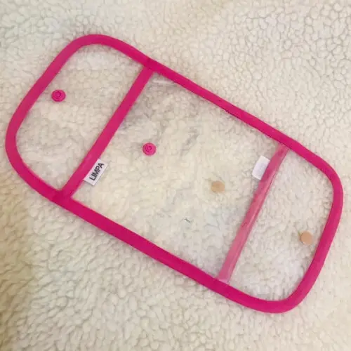 Porta máscara duplo limpa e suja