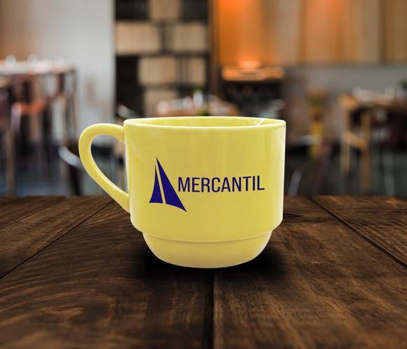 Caneca Amarela Empilhável Personalizada 200ml - 36 Unidades