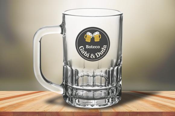 Caneca de Chopp Personalizada Munich 300ml - 100 Unidades