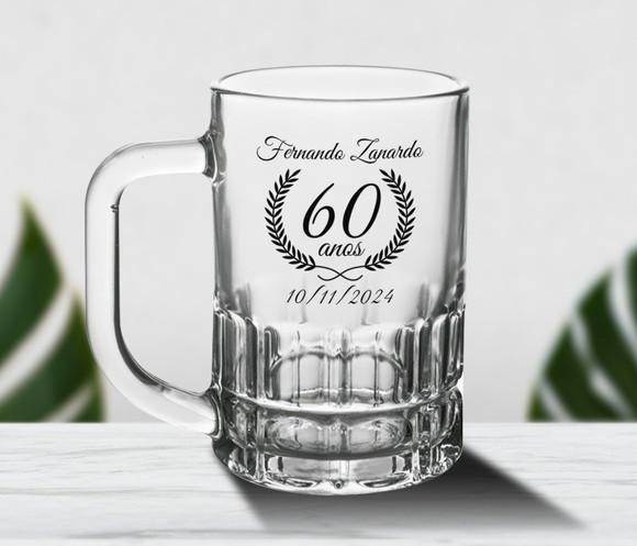Caneca de Chopp Personalizada Munich 300ml - 12 Unidades