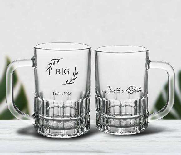 Caneca de Chopp Personalizada Munich 300ml - 12 Unidades