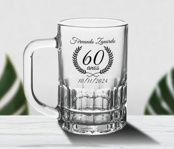 Caneca de Chopp Personalizada Munich 300ml - 24 Unidades