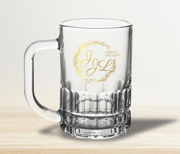 Caneca de Chopp Personalizada Munich 300ml - 48 Unidades