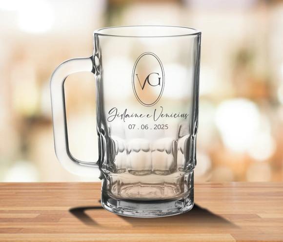 Caneca de Chopp Personalizada Munich 350ml - 24 Unidades