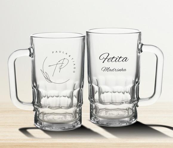 Caneca de Chopp Personalizada Munich 350ml - 48 Unidades