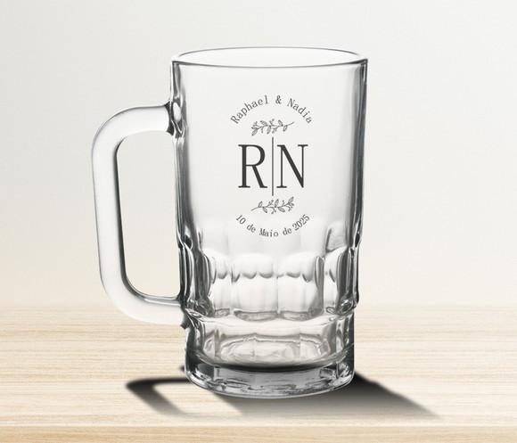 Caneca de Chopp Personalizada Munich 350ml - 48 Unidades