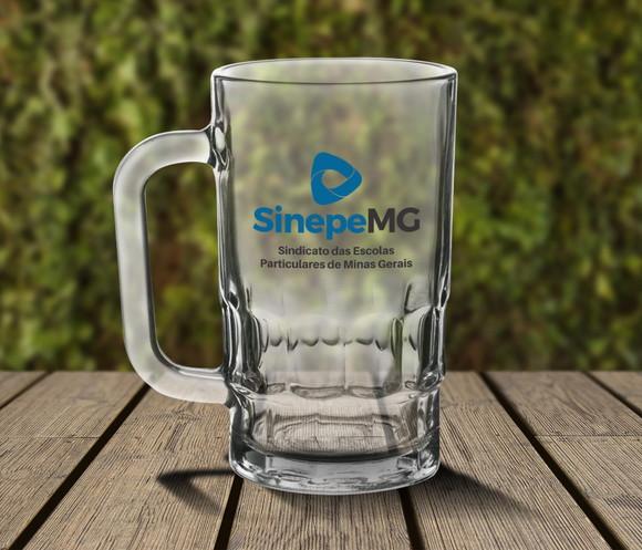 Caneca de Chopp Personalizada Munich 350ml - 48 Unidades