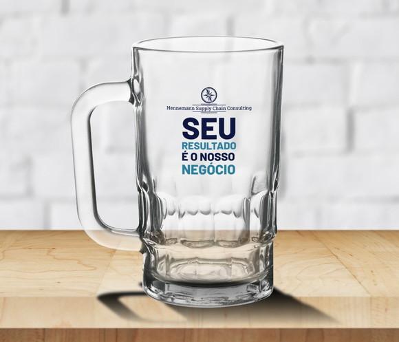 Caneca de Chopp Personalizada Munich 350ml - 48 Unidades