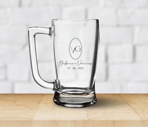 Caneca de Chopp Personalizada Safira 340ml - 100 Unidades