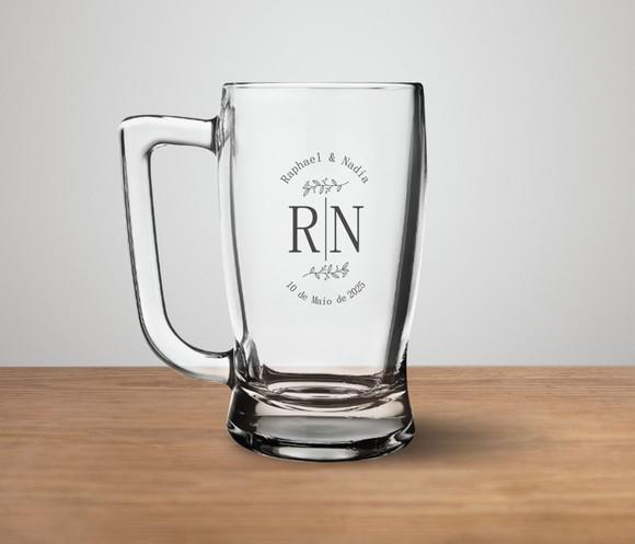 Caneca de Chopp Personalizada Safira 340ml - 36 Unidades
