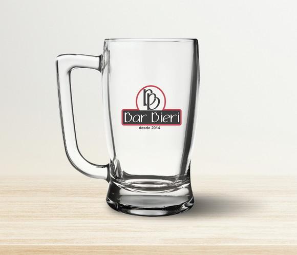Caneca de Chopp Personalizada Safira 340ml - 48 Unidades