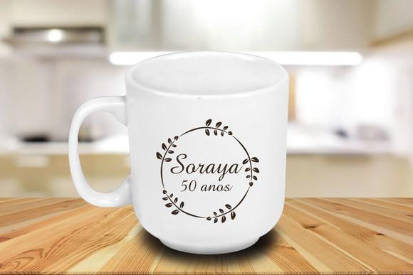 Caneca Personalizada Bela Vista 220ml - 12 Unidades
