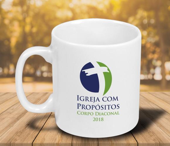 Caneca Personalizada de 250ml em Porcelana - 24 Unidades