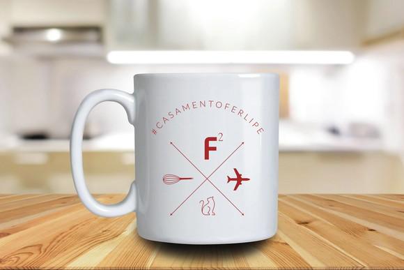 Caneca Personalizada de 250ml Porcelana - 24 Unidades