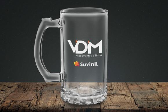 Caneca Personalizada de Chopp Berlim 500ml - 100 Unidades