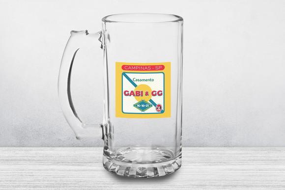 Caneca Personalizada de Chopp Berlim 500ml - 24 Unidades