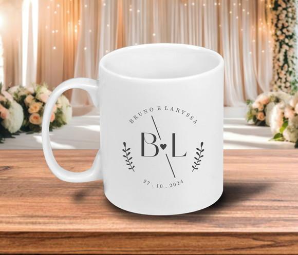 Caneca Personalizada de Porcelana 300ml - 36 Unidades