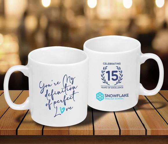 Caneca Personalizada de Porcelana de 250ml - 24 Unidades