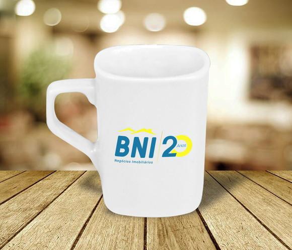 Caneca Personalizada Quadrada 160ml - 100 Unidades