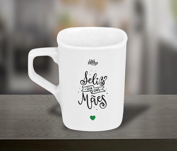 Caneca Personalizada Quadrada 160ml - 12 Unidades