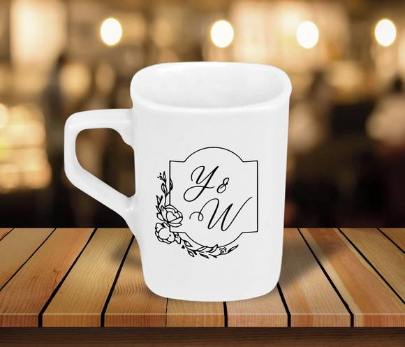 Caneca Personalizada Quadrada 160ml - 24 Unidades