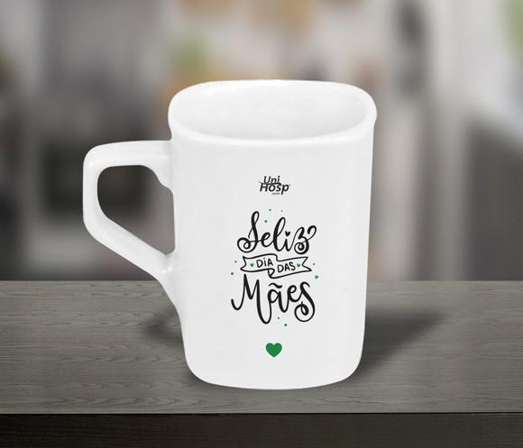 Caneca Personalizada Quadrada 160ml - 24 Unidades