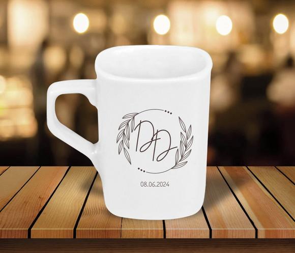 Caneca Personalizada Quadrada 160ml - 24 Unidades