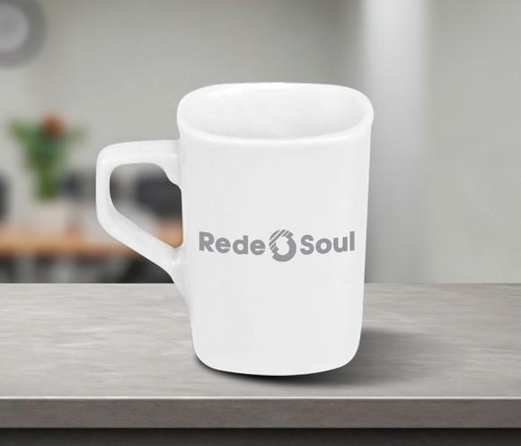 Caneca Personalizada Quadrada 160ml - 36 Unidades