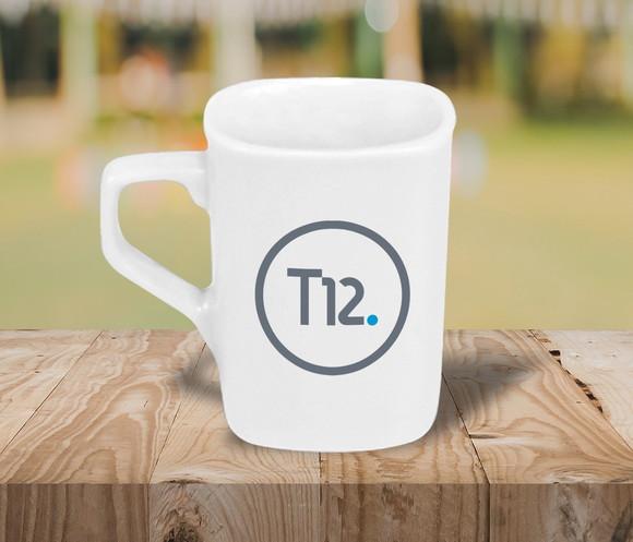 Caneca Personalizada Quadrada 160ml - 48 Unidades