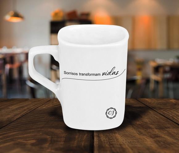 Caneca Personalizada Quadrada 230ml - 24 Unidades